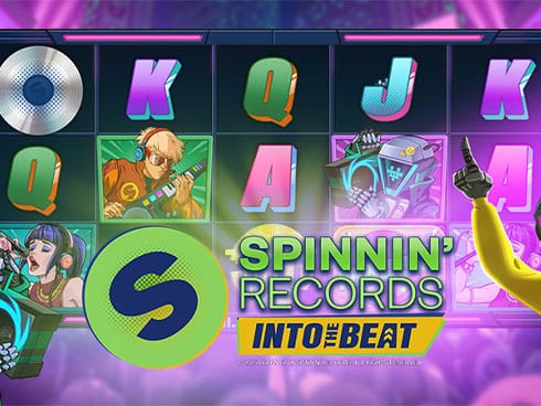 اسپننگ ریکارڈز انٹو دی بیٹ game icon